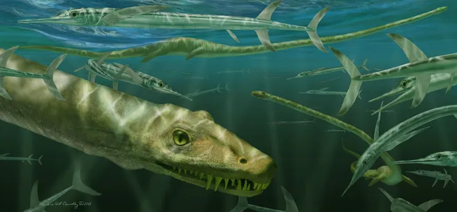 Científicos descubren un fósil de “dragón chino” de 240 millones de años